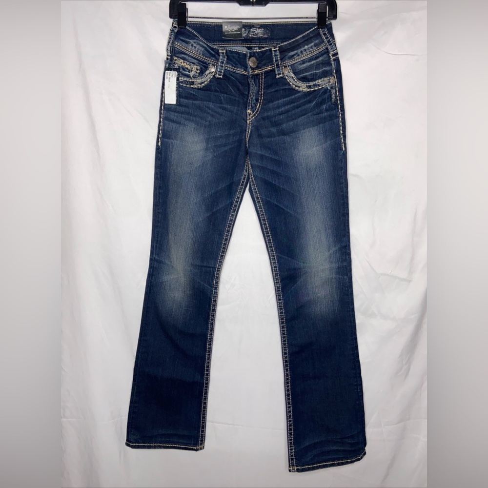 Silver Jeans Co Suki 17" Mid Rise SZ 26x31